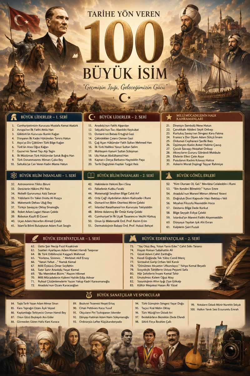 Türk Tarihinde İz Bırakan Büyük Liderler ve Etkileri