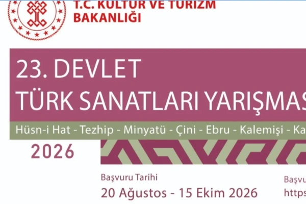3. Devlet Türk Sanatları Yarışması Başlıyor
