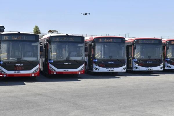 Ankara'da EGO Filosuna 15 Yeni Otobüs