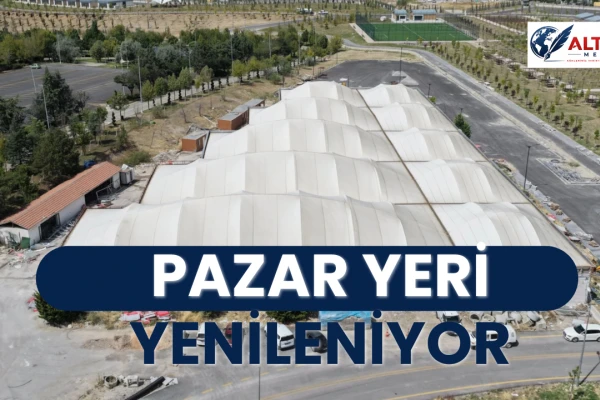 Ankara'da Göksu Parkı’ndaki Pazar Yeri Yenileniyor