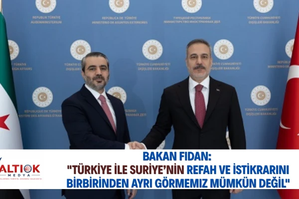 Bakan Fidan ve Suriye Dışişleri Bakanı Şeybani Ortak Basın Toplantısı Yaptı