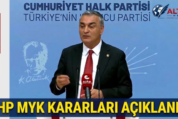 CHP MYK Kararları Açıklandı!