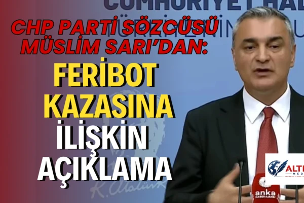 CHP’li Müslim Sarı’dan Girne’deki Feribot Kazasına İlişkin Paylaşım