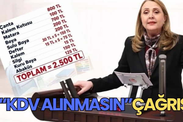 CHP’li Semra Dinçer'den Okula Dönüş Eleştirisi.KDV Sıfırlansın Çağrısı