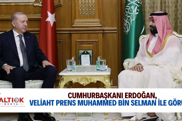 Cumhurbaşkanı Erdoğan, Veliaht Prens Muhammed Bin Selman İle Görüştü