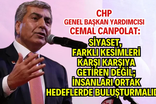 Cumhuriyet Halk Partisi Genel Başkan Yardımcısı Cemal Canpolat, Toplumsal Barışın Önemini Ve Değerini Ele Aldı