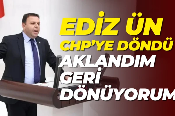Ediz Ün: Aklandım, Geri Dönüyorum