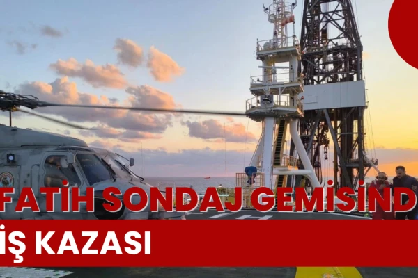 Fatih Sondaj Gemisinde İş Kazası!