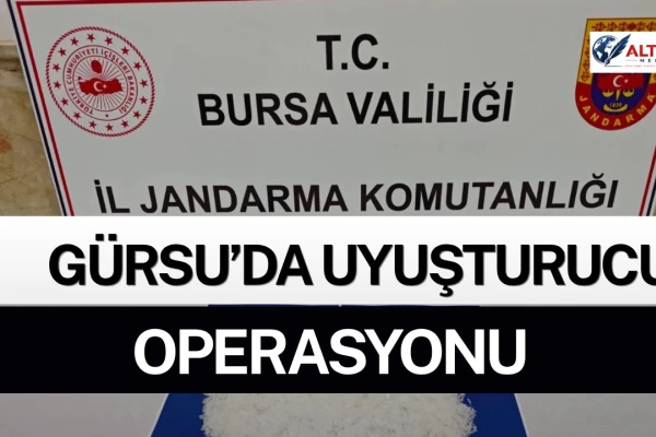 Gürsu’da Uyuşturucu Operasyonu