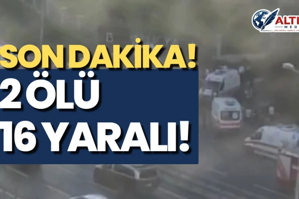 İETT Otobüsü Duvara Çarptı! 2 Ölü, 16 Yaralı!
