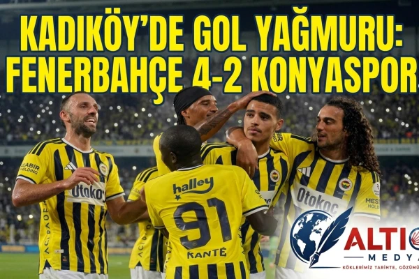 Kadıköy'de Gol Yağmuru! Fenerbahçe, Konyaspor'u 4 Golle Geçti!