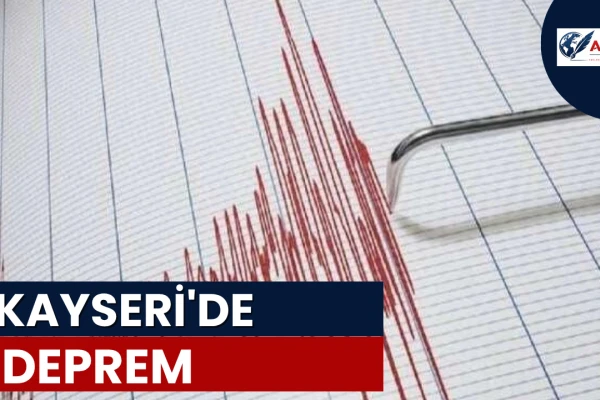 Kayseri'de 4,1 Büyüklüğünde Deprem