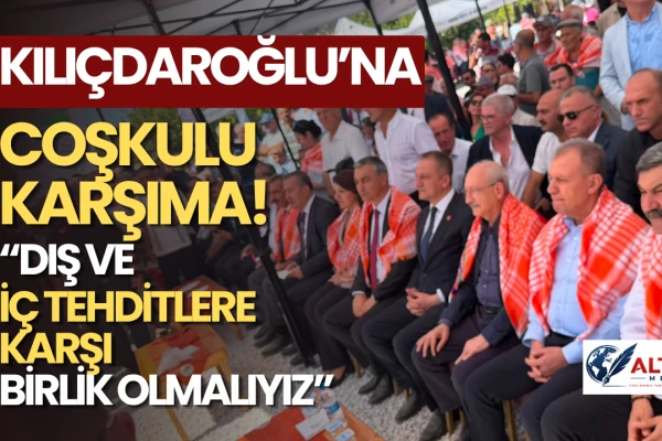Kılıçdaroğlu'na Mersin'de Coşkulu Karşılama