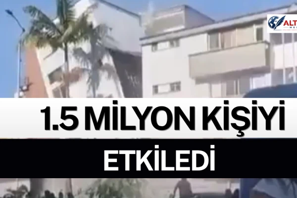 Kolombiya’da 1,5 Milyon Kişi Güçlü Sarsıntı Yaşadı