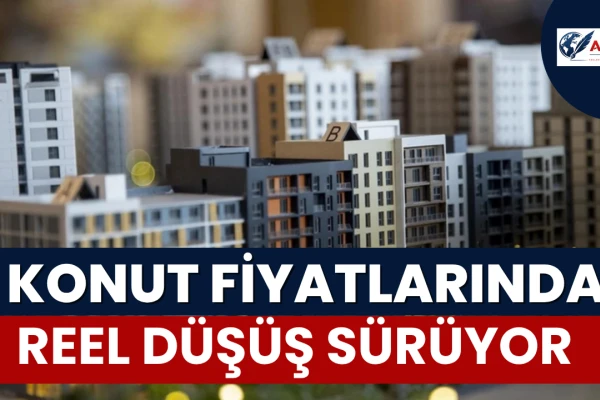 Konut Fiyatlarında Reel Düşüş Sürüyor... KFE Temmuz'da Yüzde 5,1 Geriledi