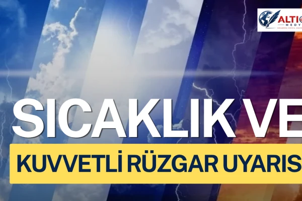 Meteoroloji’den Sıcaklık ve Kuvvetli Rüzgar Uyarısı