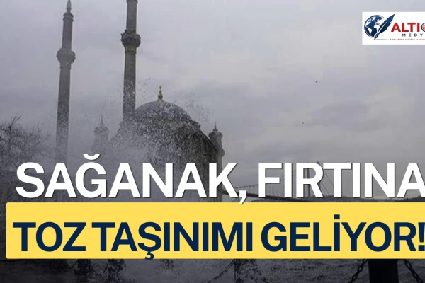 Meteoroloji’den Uyarı! Sağanak, Fırtına Ve Toz Taşınımı Geliyor!