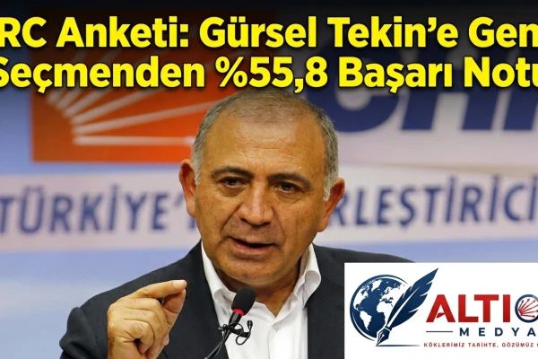 ORC Anketinde Gürsel Tekin’e Genel Seçmenden %55,8 Başarı Notu