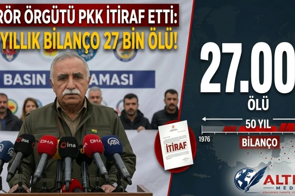 Terör Örgütü PKK İtiraf Etti: 50 Yıllık Bilanço 27 Bin Ölü!