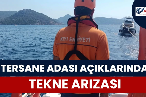 Tersane Adası Açıklarında Tekne Arızası
