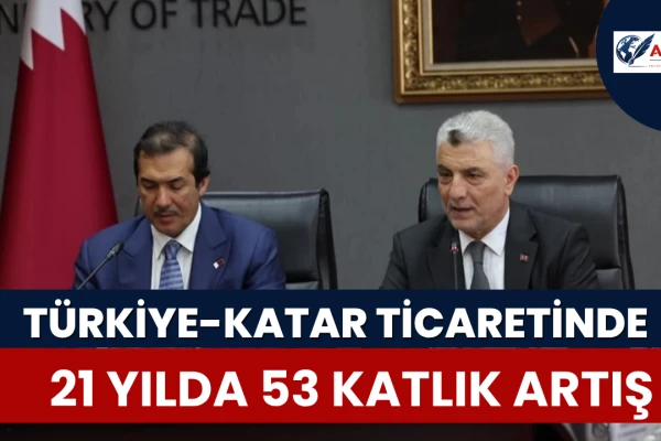 Türkiye-Katar Ticaretinde 21 Yılda 53 Katlık Artış