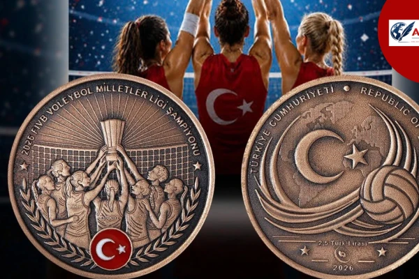Voleybol Milletler Ligi Şampiyonluğu İçin Hatıra Para Satışa Çıkıyor