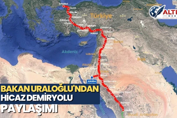 Bakan Uraloğlu'ndan 'Hicaz Demir Yolu' Paylaşımı