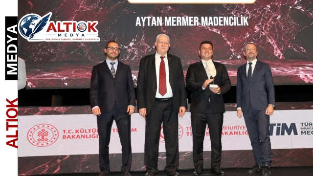Doğal Taş İhracatının Yıldızları Ödüllerine Kavuştu