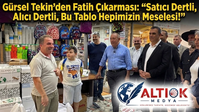 Gürsel Tekin’den Fatih Çıkarması: "Satıcı Dertli, Alıcı Dertli, Bu Tablo Hepimizin Meselesi!"