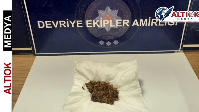 Keşan’da Şüpheli Şahsın Üzerinden Uyuşturucu Madde Çıktı