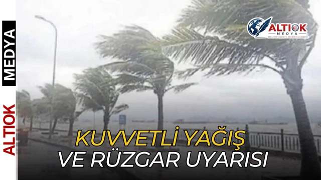 Meteoroloji’den Kuvvetli Yağış Ve Rüzgar Uyarısı