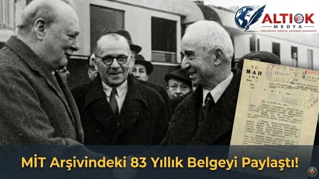 MİT Arşivindeki 83 Yıllık Belgeyi Paylaştı!